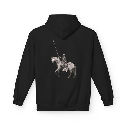 Punjab Hoodie — Vintage Mounted Knight Illustration Hoodie