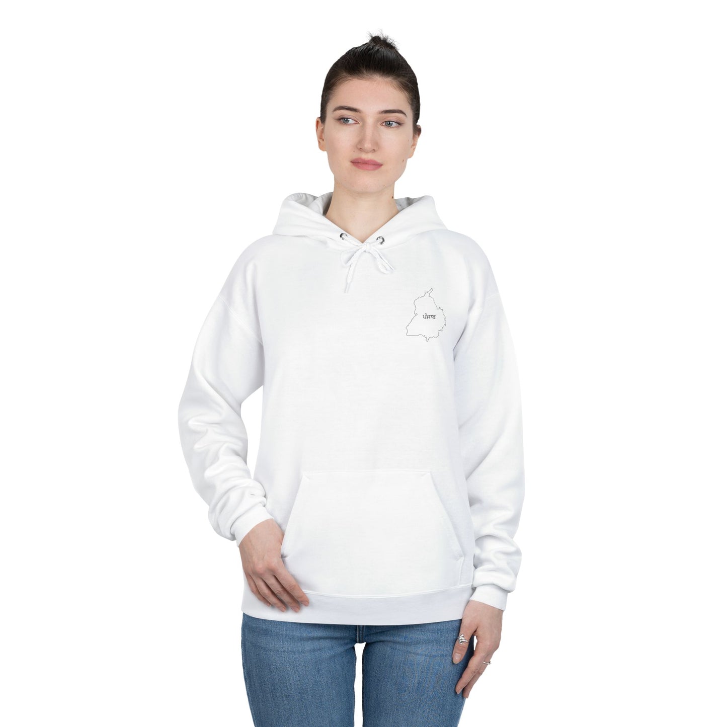 Embroided Surname Pullover Hoodie