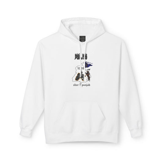 Punjabi Pride Hoodie — Chardi Kala Punjabi Script