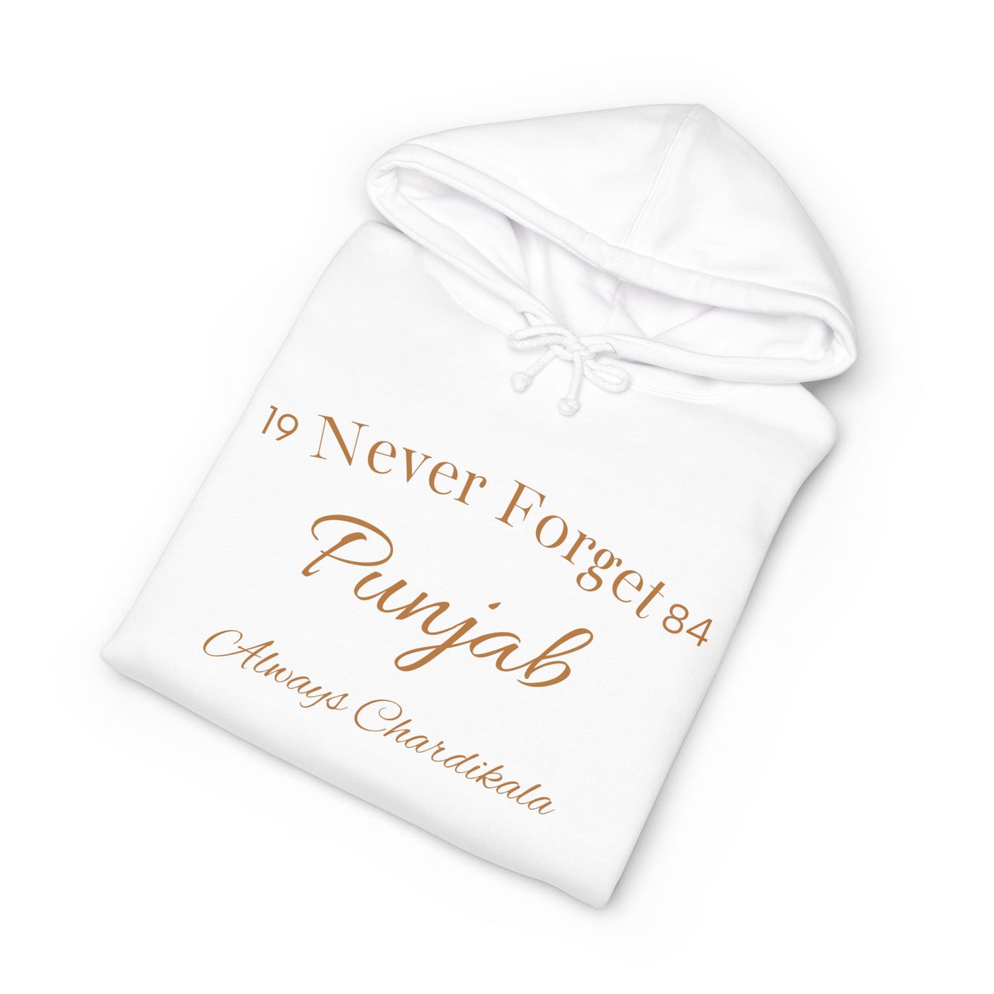 Never Forget Punjab Hoodie — Memorial 1984 Tribute Pullover