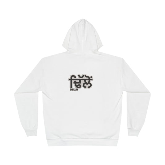 Embroided Surname Pullover Hoodie