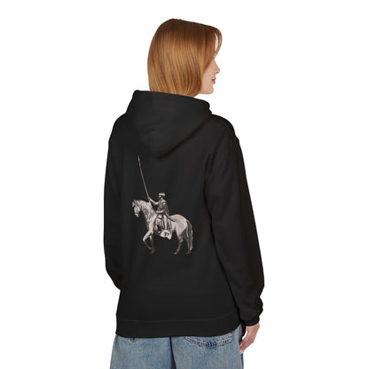 Punjab Hoodie — Vintage Mounted Knight Illustration Hoodie
