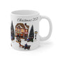 Christmas Village 11oz Mug — Festive Winter Town Holiday Drinkware