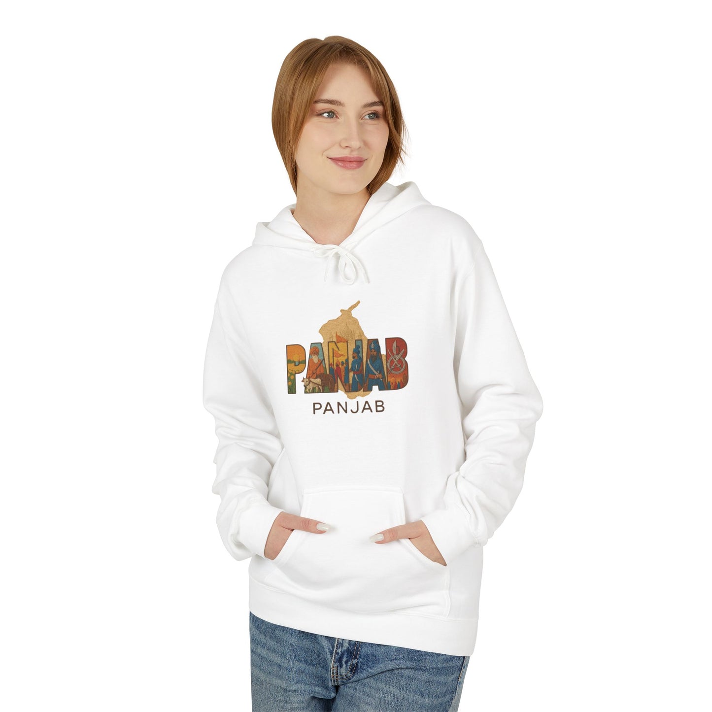 Panjab Scenic Logo Hoodie — Panjab Graphic Pullover